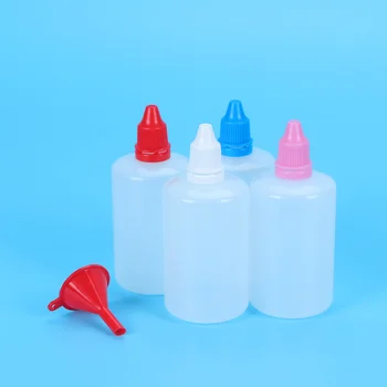 

10PCS Eyedrops Bottles Empty Plastic with Funnel Squeeze Containers Liquid Bottle Liquid Dropper for Essential Oil Essence
