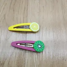 Заколки в Корейском стиле для взрослых, родителей и детей, детские заколки с фруктами, BB клип, хипстер, онлайн, головной убор в виде сердца знаменитостей для девочек, милый цвет