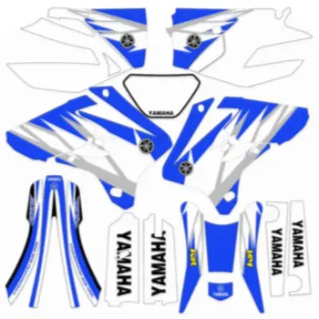

For YAMAHA WRF250F WR450F 2003 2004 New Full Graphics Decals Stickers Custom Number Name 3M Matte Stickers Waterproof