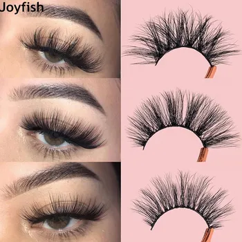 

3 Pairs Mink Lashes Tweezers Set Natural Eyelashes Extension Crisscross Long Eye Lashes Fake 3d Eyelashes