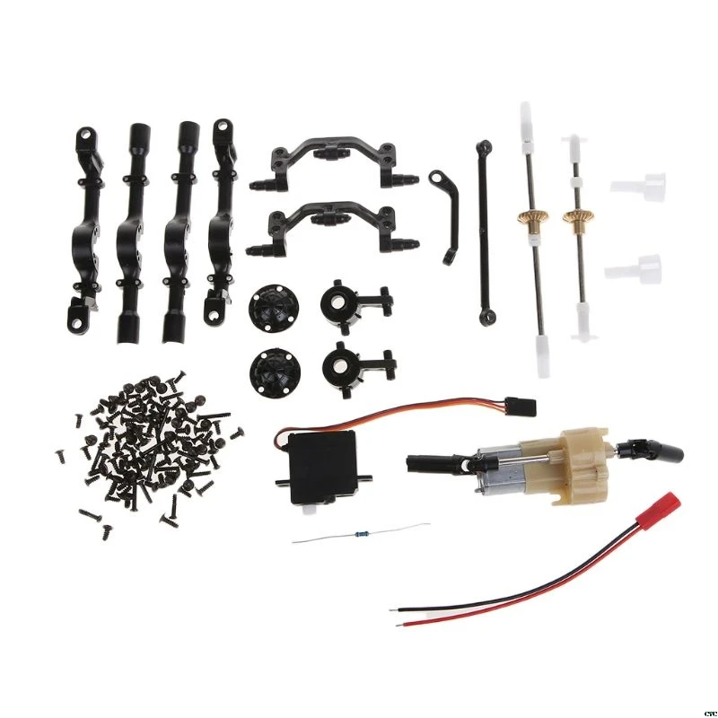  WPL C24 2.4G DIY RC Car KIT 4WD Remote Control Crawler Off-road Buggy Moving Machine Kids Toys