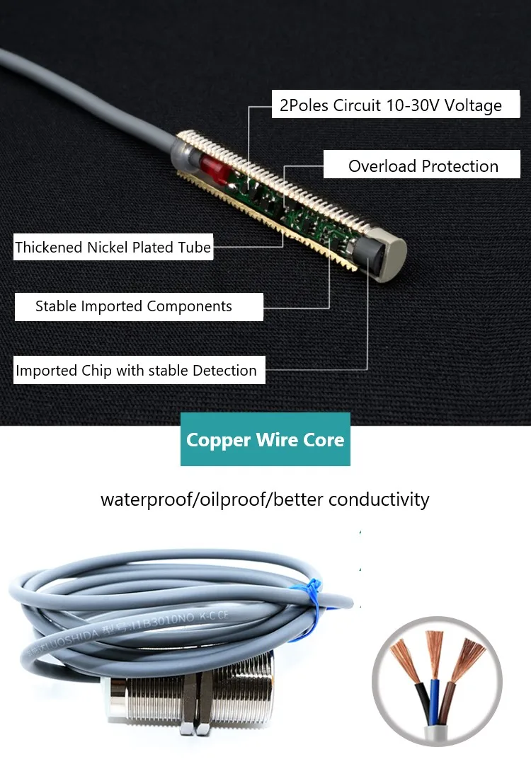 m6.5 sem interruptores de proximidade dos fios