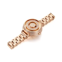 EUTOUR magnetyczny zegarek, damski chronograf oryginalny Design prosty Fashion Casual, stalowy pasek ze stali nierdzewnej