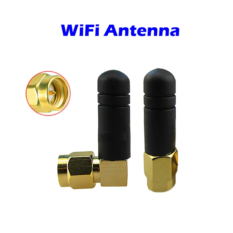 Antena WiFi 3db antena direccional conector macho SMA para módem USB adaptador VANT FPV Drone repetidor de PC de escritorio