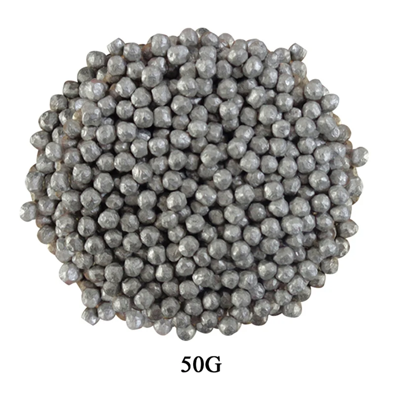 Magnesium(Mg) Particle Metal Negative Potential Magnesium Granule Balls Metal Granule Bean Sphere Water Filters 50G/100G - Color: A