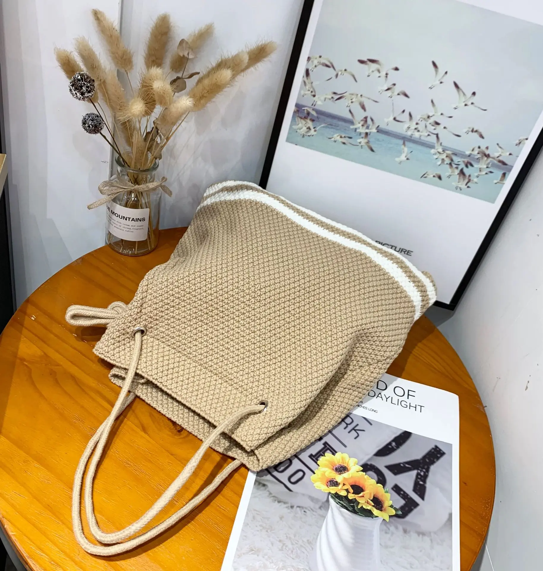 

Wool Bag Women's South Korea Dongdaemun New Style Versitile Fashion Trend Western Style One-Shoulder Simple Oblique Bag