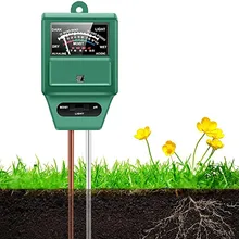 

3 In 1 PH Soil Moisture Meter Plant Water PH Sunlight Tester Lightweight Accurately Display Outdoors Garden Soil Water Tester