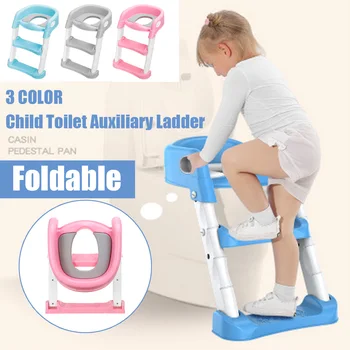 

Baby Potty Infant Kids Toilet Training Seat With Safe Adjustable Ladder Height Portable Urinal Potty Toilet Seat for Kid