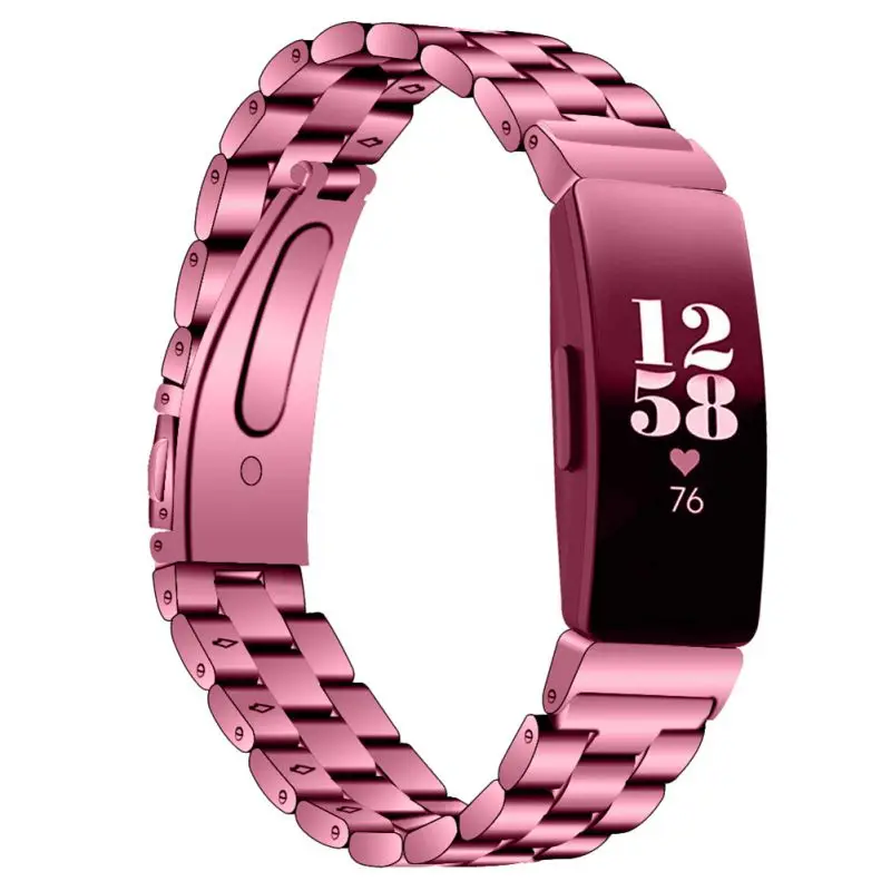 Ремешок для часов из нержавеющей стали, Браслет для Fitbit Inspire/Inspire HR наручные часы, Сменные аксессуары