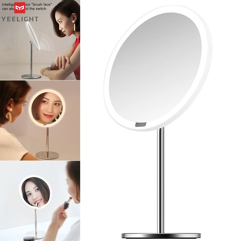 

Dropshipping Hot Sale Portable LED Light Makeup Mirror Dimmable Smart Motion Sensor Light USB Rechargeable SMJ