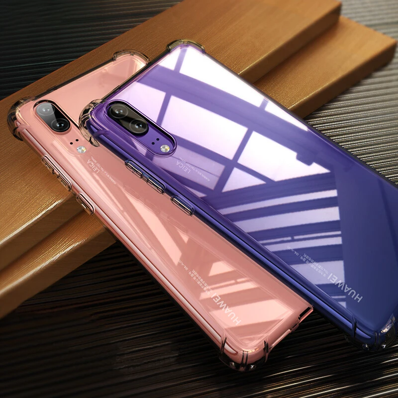 Crystal Clear Airbag Shockproof Silicone Phone Case - Soft & Durable Protection