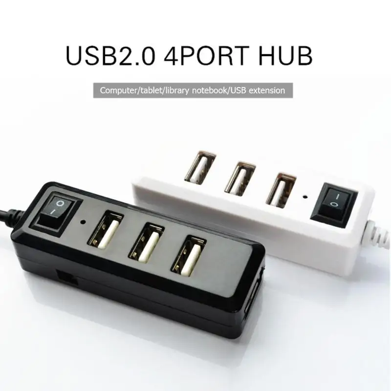 Разветвитель разветвитель для компьютера 4 порта USB 2 0|USB-хабы| |