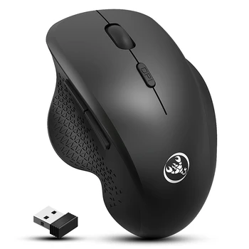 

2.4G Mute Switch Ergonomic Power Saving Fashion Game Adjustable Home Office Plug And Play Vertical Wireless Mouse For Windows OS