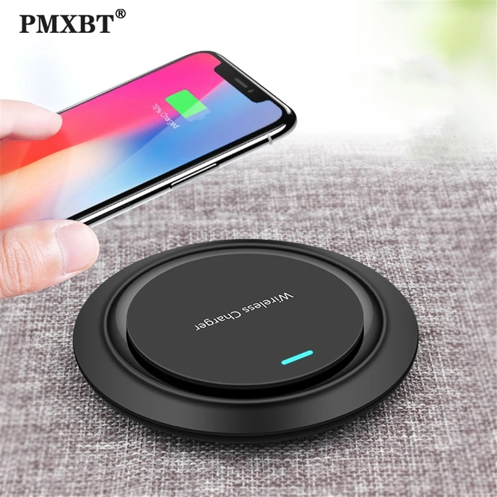 Беспроводное зарядное устройство Qi 10 Вт для iPhone 11 Pro Xs Max Индукционная быстрая
