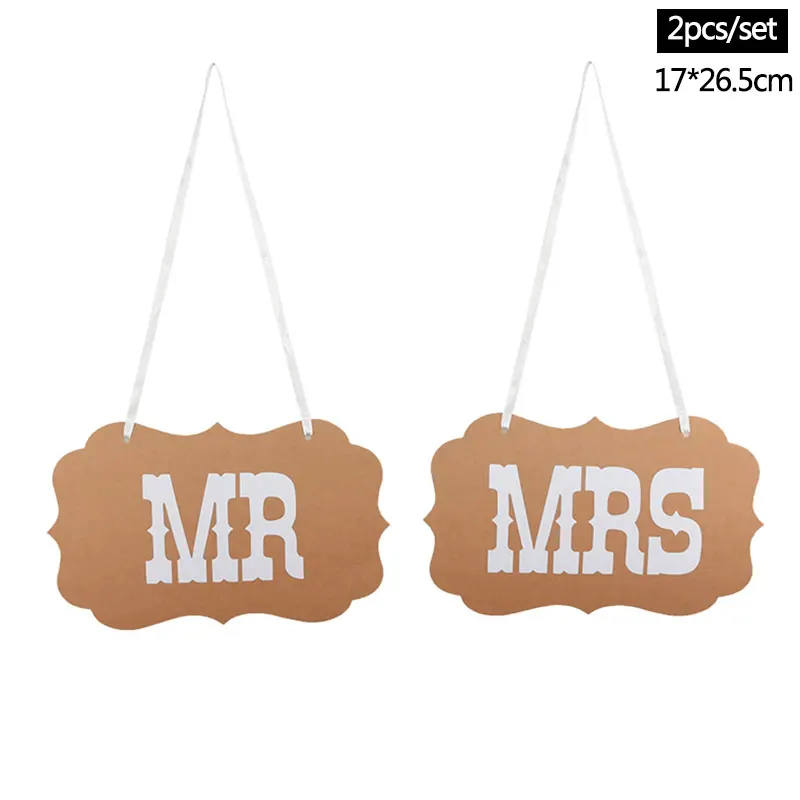 t02 mrmrs Свадебное украшение невесты, чтобы быть фото стенд реквизит Mr Mrs только что замужние фотосессии Детские Свадебные девичник холостяцкие вечерние украшения - Цвет: t02 mrmrs
