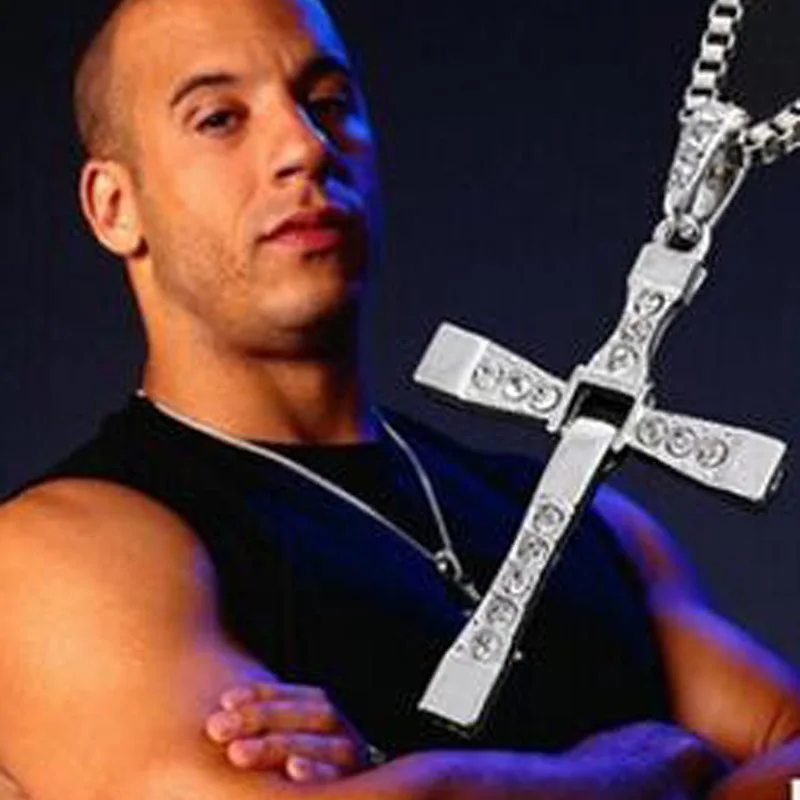 2020 реальные колье ожерелье Скорость и страсть личность Подвески с крестом кулон