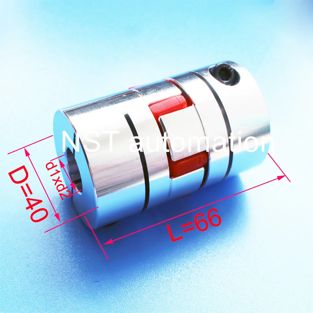 BW Three Jaw D40 L66 Aluminium Plum Shaft Coupling Motor Connector CNC Flexible Coupler 8/10/12/15/18/19/20/22mm | Обустройство дома