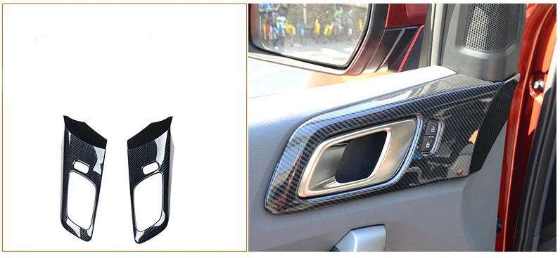 Чехол из углеродного волокна для украшения рамы Ford Ranger Everest norour 2015 2016 2017 2018