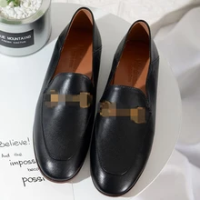 LOVIRS/женские лоферы на плоской подошве; удобные мягкие лоферы из натуральной кожи; удобные лоферы без застежки; модные лоферы на плоской мягкой подошве