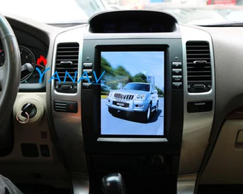 

Tesla style Android 9.0 car GPS navigation for-Toyota-Land Cruiser Prado 2002-2009 Car Auto radio Touch Screen auto Radio GPS Bu