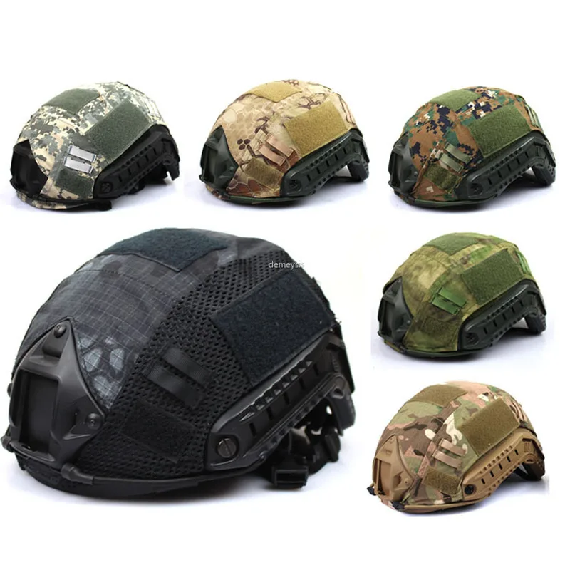 

Army Airsoft Paintball Helmet Cover Military Tactical Helmet Protective Cover Shooting CS Wargame Fast Helmet Cover