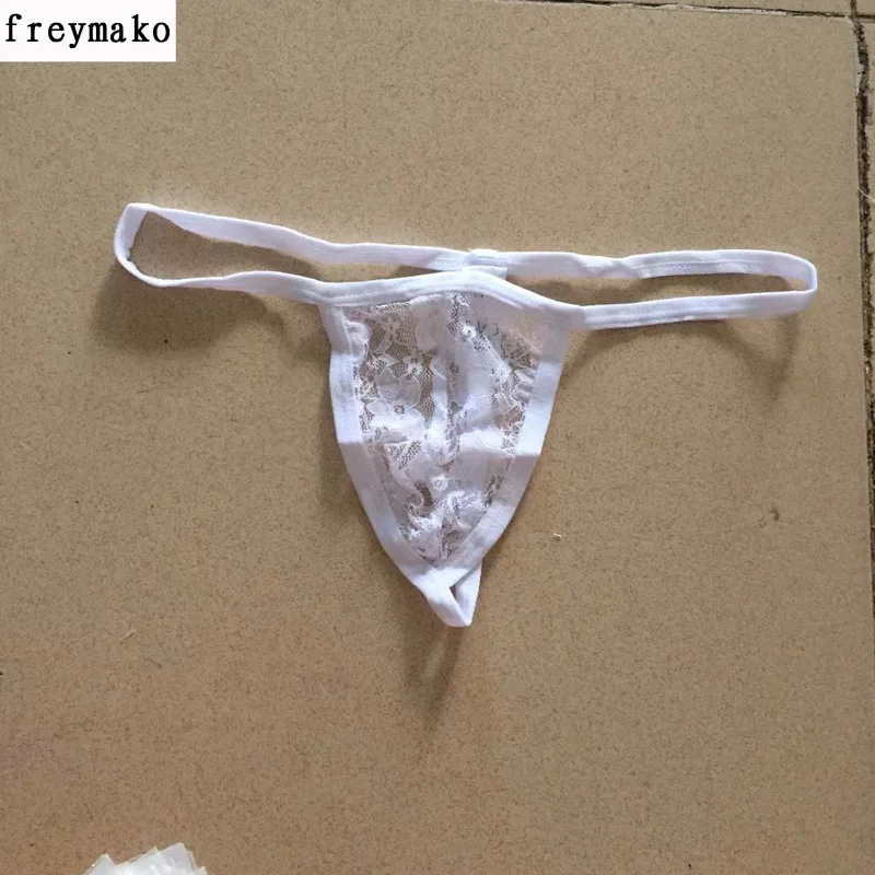 Мужские кружевные стринги прозрачные трусики нижнее белье мужские танга