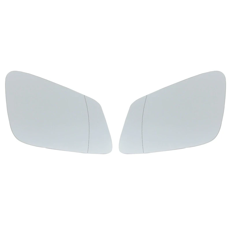 Car Rear View Mirror Glass Lens with Wire 4 Pins Left Right Heated for