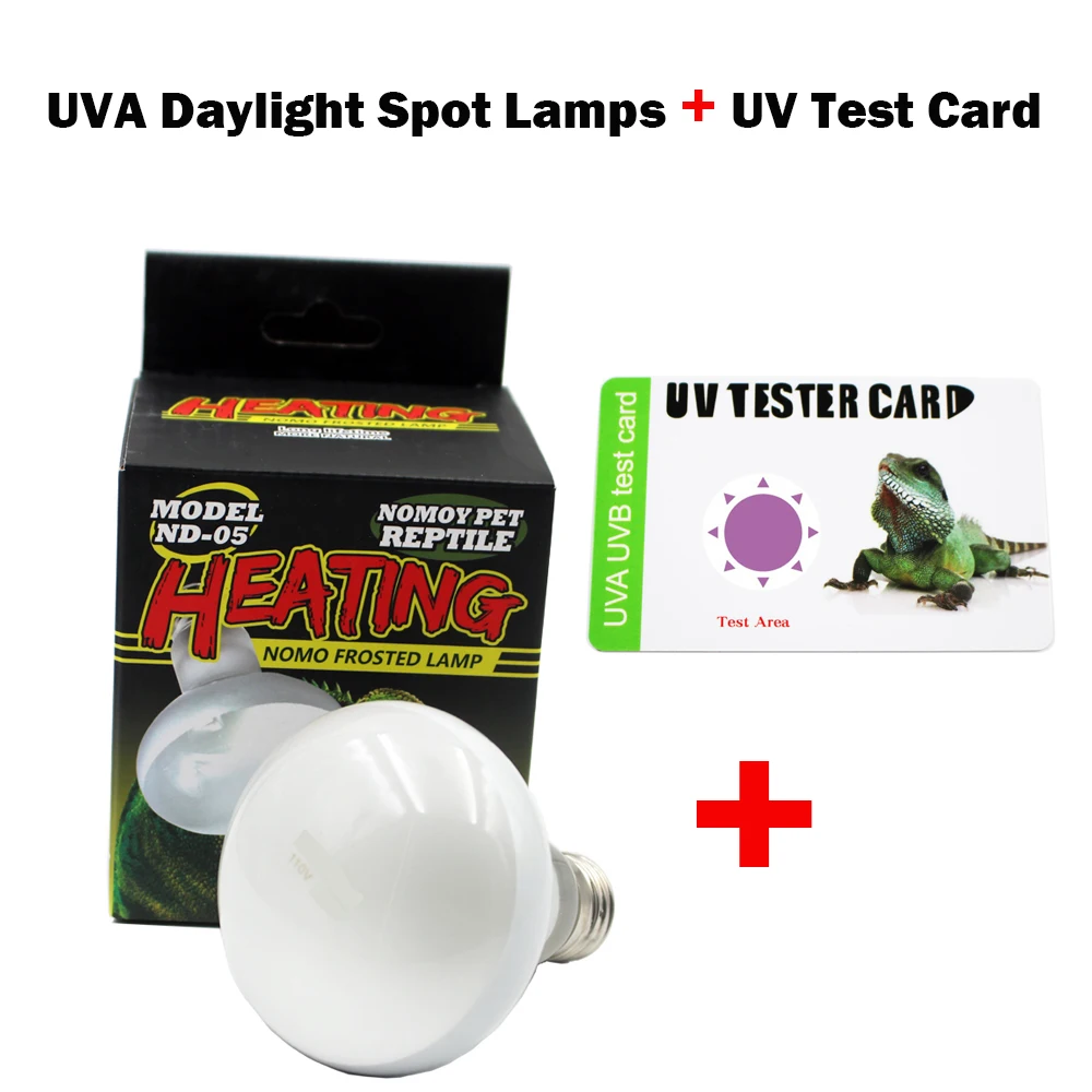 Lámpara de rayos UVA para Reptiles, bombilla de luz solar de día para tortugas, anfibios, Terrario de Reptiles, controlador de temperatura