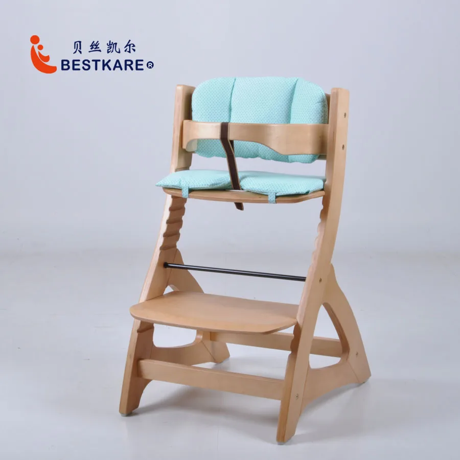 Детский обеденный стул деревянный экологический многофункциональный регулируемый детский стул