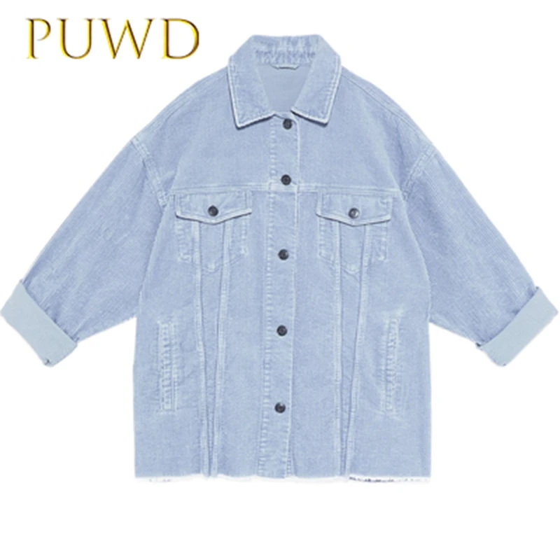 Новые черные и синие вельветовые куртки на осень 2019 | Женская одежда