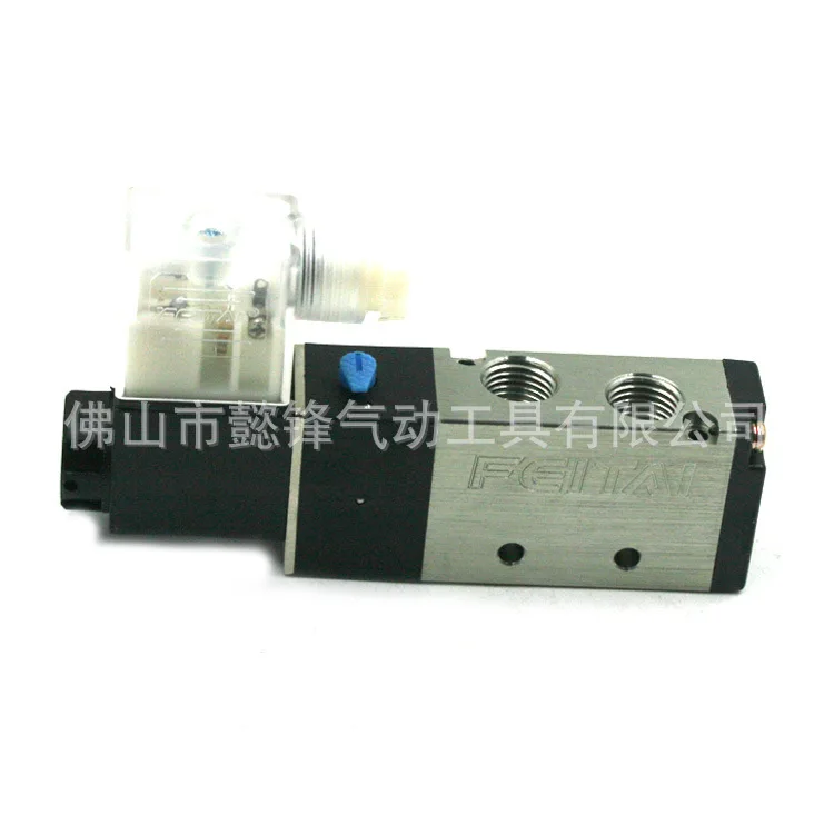 Продукт Fly 4V210-08 электромагнитный клапан AC220V DC24V два нижних кронштейна электромагнитный Реверсивный Клапан