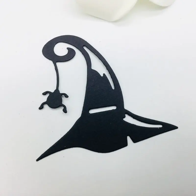Шляпа на Хеллоуин металлическая прорезной трафарет для окраски DIY Скрапбукинг штамп для альбомов тиснение бумаги Ремесло Декор