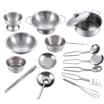 

Children's Play House Kitchen Toys Cookware Cookware Pots and Pans Gifts