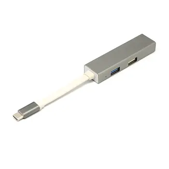 

5in 1 Type-c to HDMI 4K USB3.0x1+USB2.0x1 HUB Charging Hub 4K HDMI Adapt Portable Size Dual Ports USB