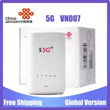 Original China 5G CPE VN007 2.3Gbps Wireless CPE 5G NSA/SA NR n1/n3/n8/n20/n21/n77/n78/n79 4G LTE Band1/3/8 With SIM Card