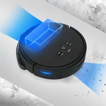 Aspirador robótico wifi & app & alexa controle remoto 250ml tanque de água 3600pa sucção 4400mah giroscópio caminho planejamento auto-recarga