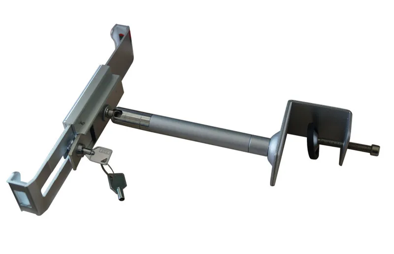 Металлическая подставка держатель крышек, зажимное устройство для стола, с замками и клавишами, Противоугонный дисплей для коммерческого использования для 7-1" планшета