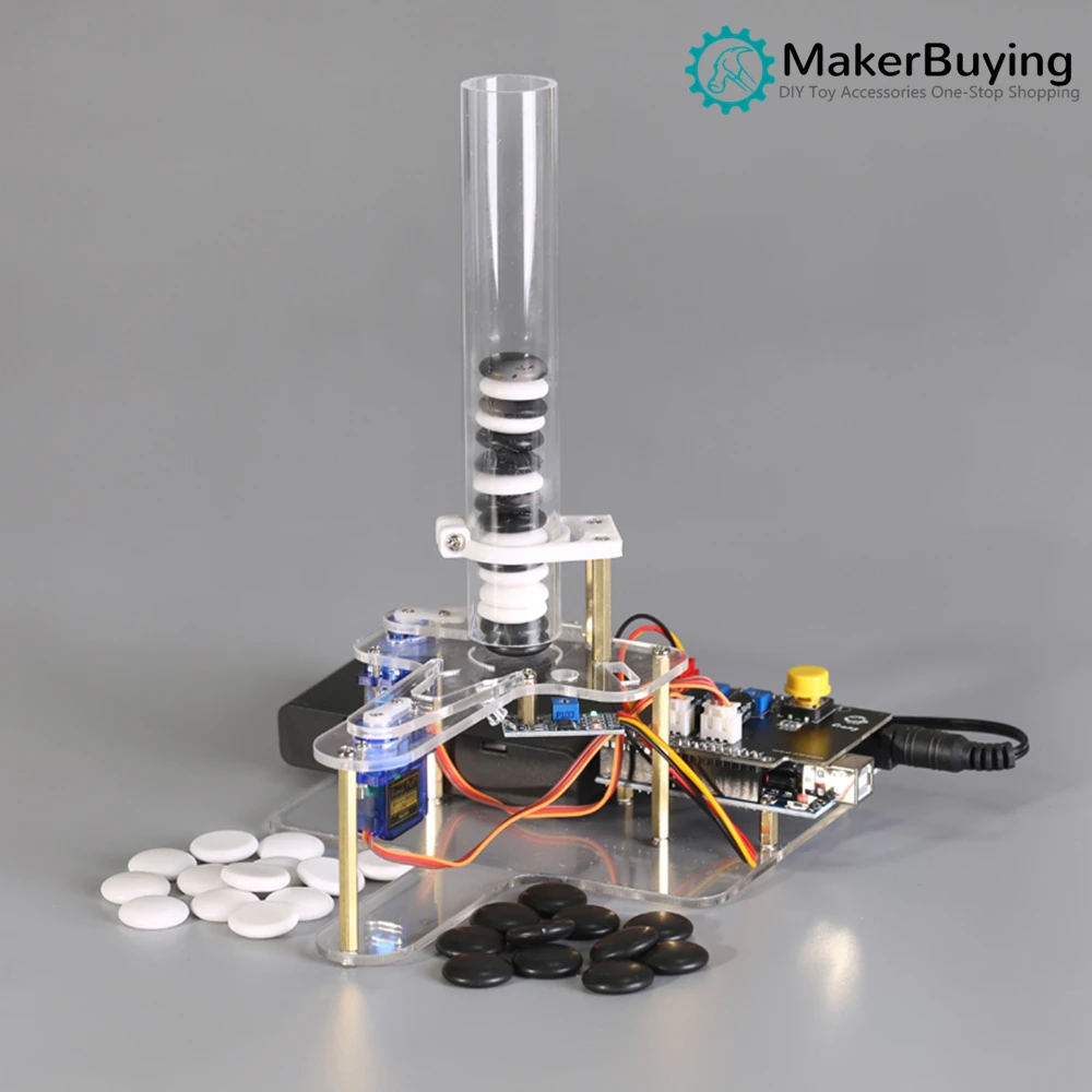 DIY Arduino Color Sorter Black and white chess pieces sorting arduino learning kit STEM educational robot