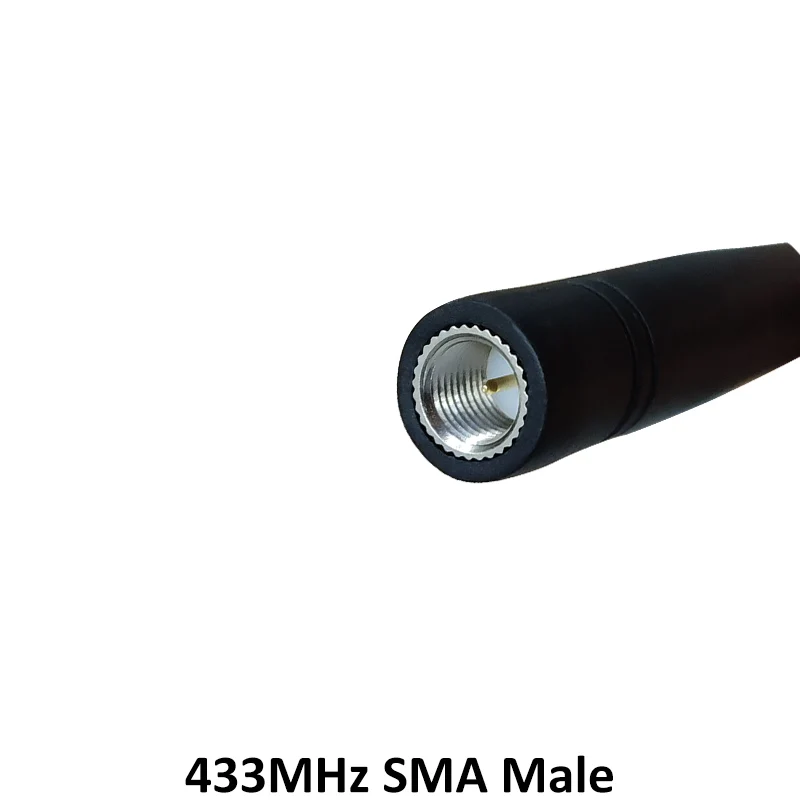 2pcs433MHz антенна 3dbi SMA разъем 433 mhz antena резиновая антенна для беспроводного гидрометра гасметр Lorawan Emeter