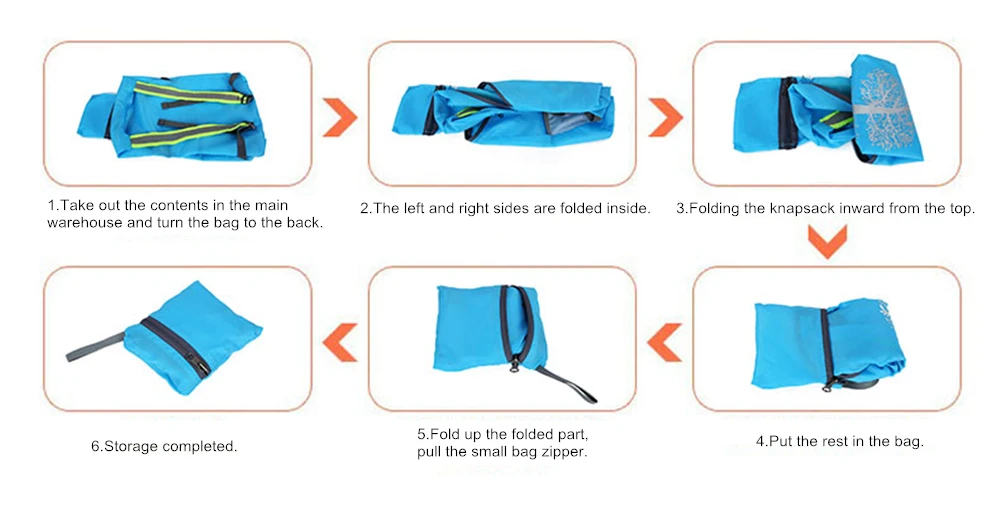 Unisex Foldable Backpack Hiking Camping Bag Ultra Lighting Light Outdoor Sport Backpack Waterproof Folding Backpack for Travel