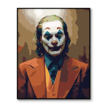 

Oil painting by numbers Joker pictures by numbers Paint By Numbers on Canvas wall pictures for living room paint acrylic kits