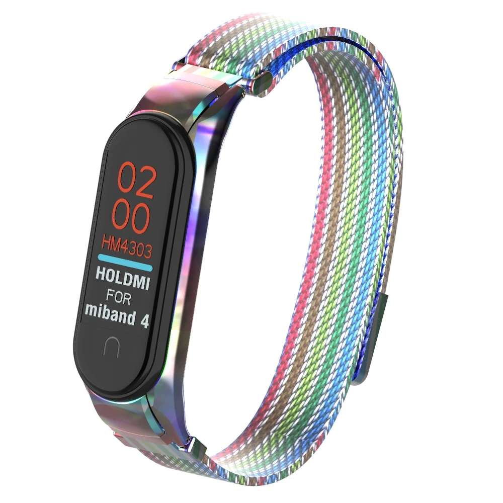

Mi Band 4 3 Strap Metal Stainless Steel For Xiaomi MiBand 3 Strap Compatible Miband 4 Wristbands New color Pulseira Wrist Strap