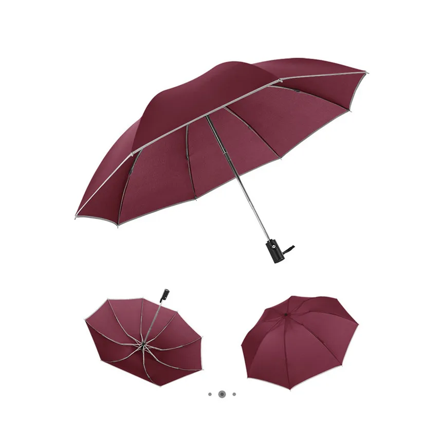 Wind Resistant Folding Automatic Umbrella Rain Women Auto Luxury Big Windproof Umbrellas Rain For Men UV Protection Umbrella