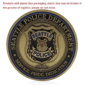 

Saint Michael Seattle Police Department Commemorative Challenge Coin Collection