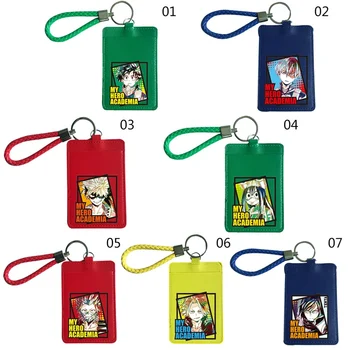 

My Hero Academia Midoriya Izuku Bakugou Katsuki Card Cover Keychain Todoroki Shouto Cosplay Acrylic Bags Pendant Card Holders