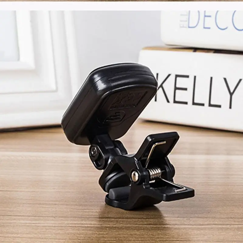 Clip-on Tuner for Second-order Bass Ukulele AT01A Chromatic Tuning Modes Quality suit for guitar