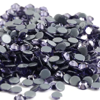 

All sizes Tanzanite DMC Iron On Rhinestones/Flat Back Nail art Hot fix Crystal Rhinestones Strass Sewing & Fabric Garment