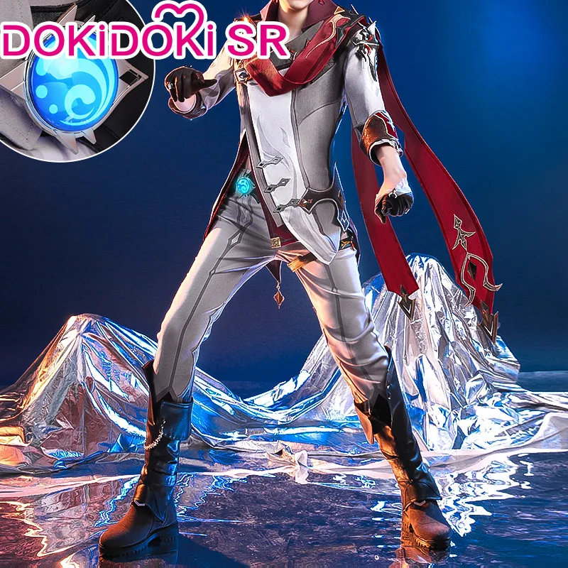 В наличии DokiDoki-SR Косплей Genshin Impact костюм тарталья/Чили на Хэллоуин | Тематическая