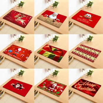 

Christmas Mat Outdoor Carpet Doormat Santa Ornament Christmas Decoration For Home Xmas Navidad Deco Noel New Year Gift 2021#YL10
