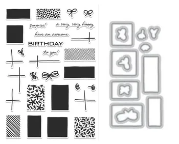 

Piles of Presents Clear Stamp Or stamp for DIY Scrapbooking/Card Making/Kids Fun Decoration Supplies A847